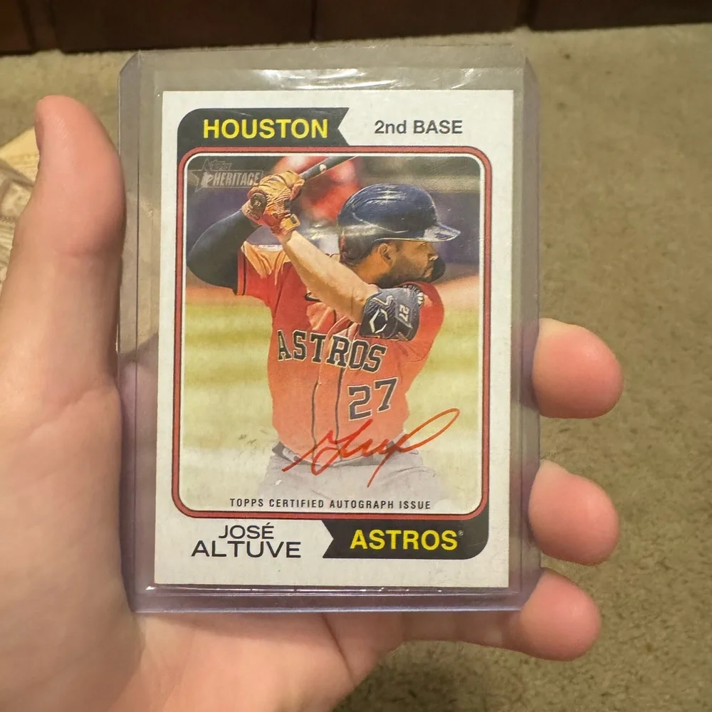 Topps Green Baseball Card - Picture 1 of 3